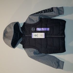 Timberland Boys Jacket with Hood and Lining inside.